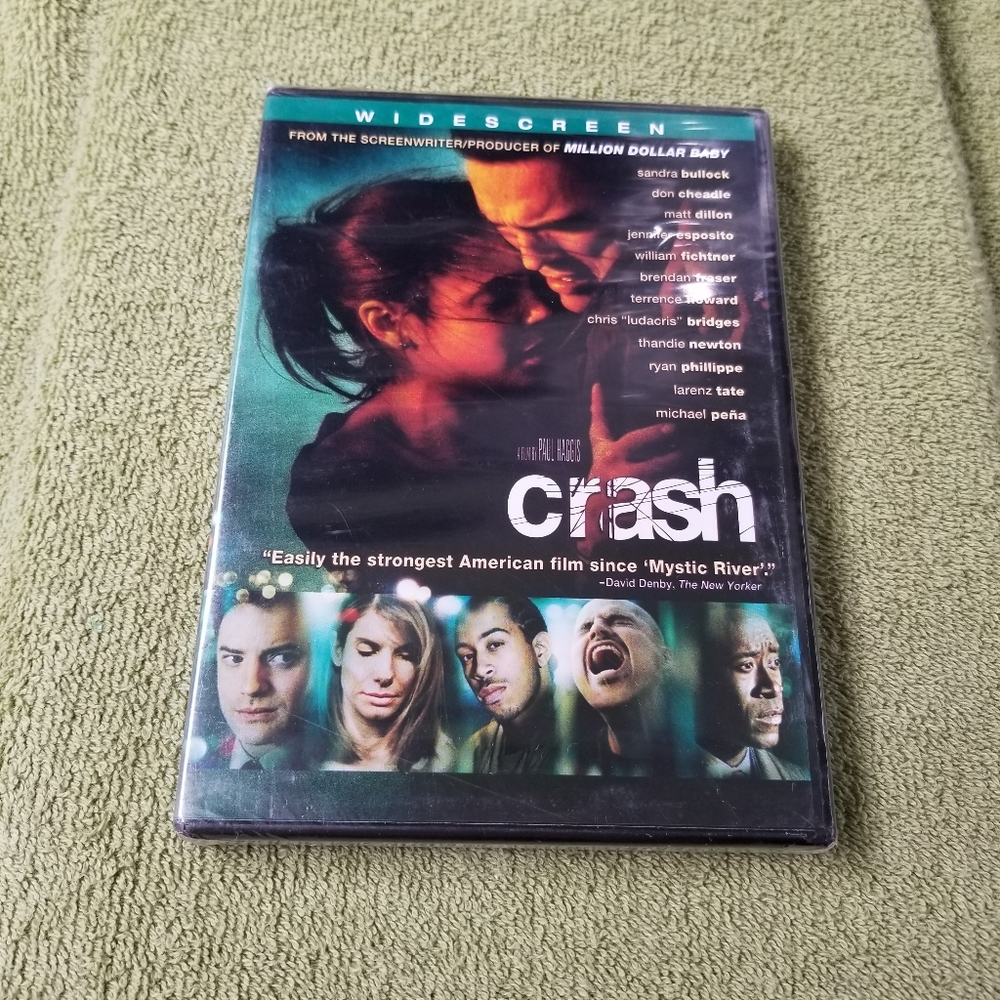Crash New DVD Widescreen Rated R Sandra Bullock Don Cheadle Matt Dillon